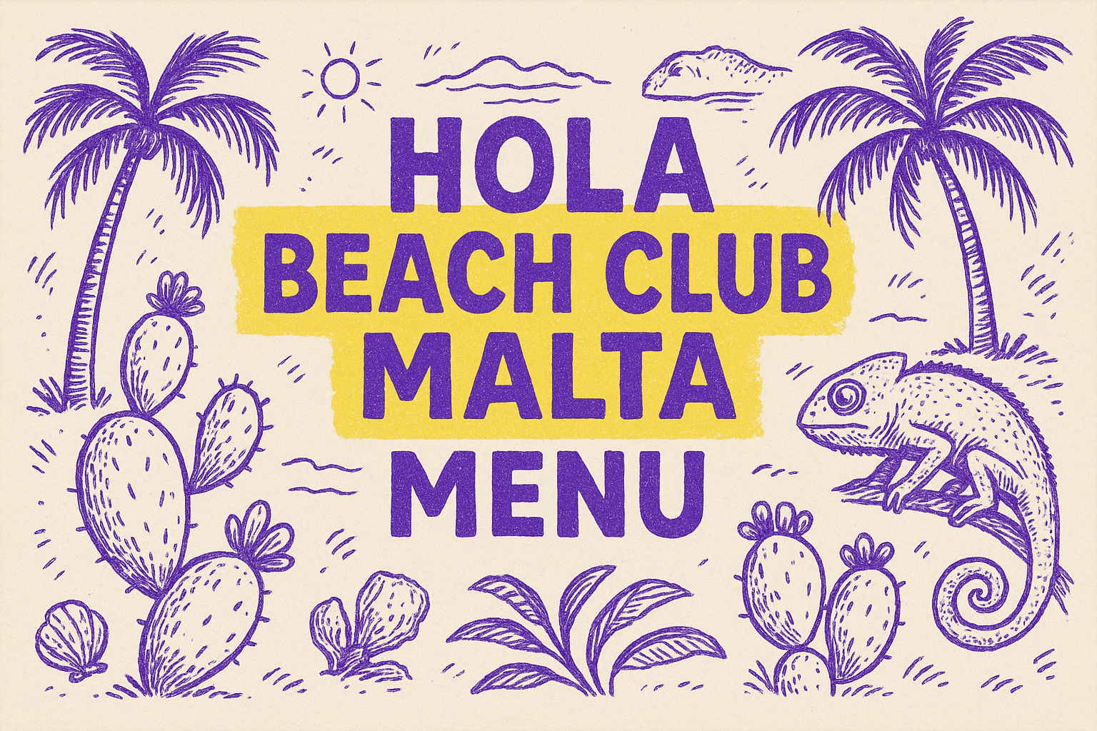Hola Beach Club Malta Menu: Your Healthy Slice of Mediterranean Paradise, Right by the Waves - Malta restaurant guide