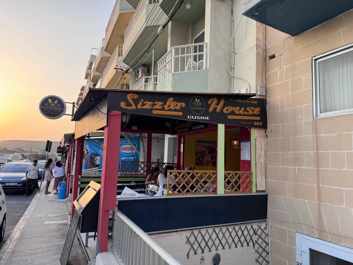 MELA Index. Restaurants in Malta, Sizzler House Restaurant & Bar, Mellieha