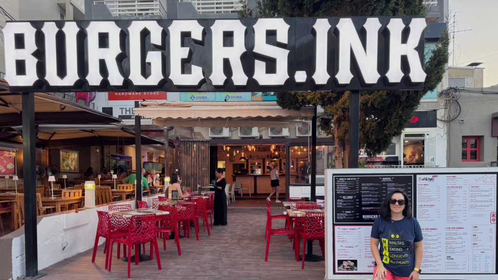 MELA AI - Burgers Ink | Gourmet Burger Dining in Mellieħa Malta | MELA Approved Healthy Dining | Burgers Ink